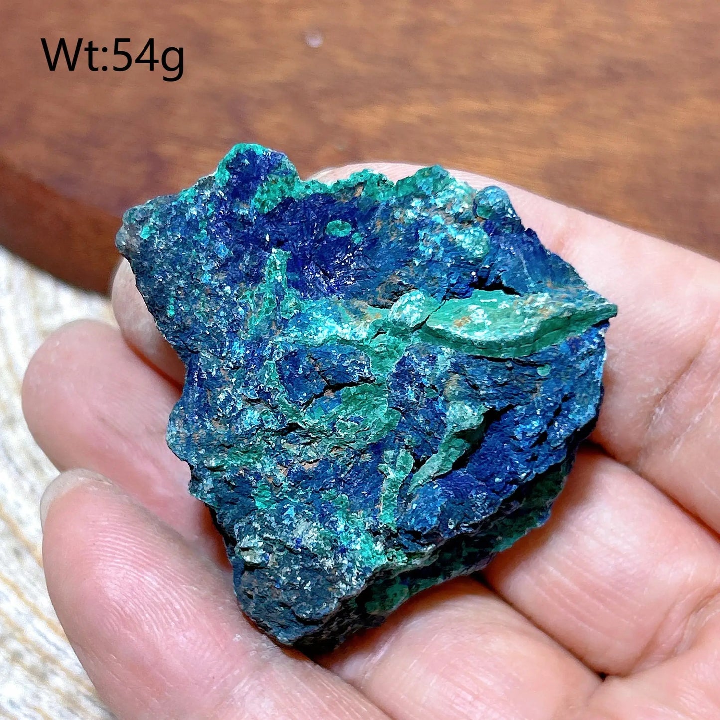 HQ Natural Chrysocolla With Azurite Specimen Medium