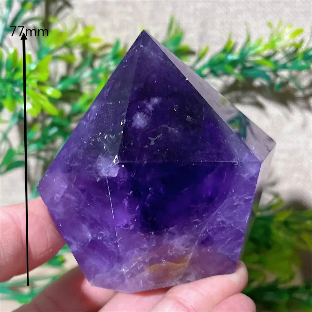 HQ Dark Purple Amethyst Cupcake Freeform