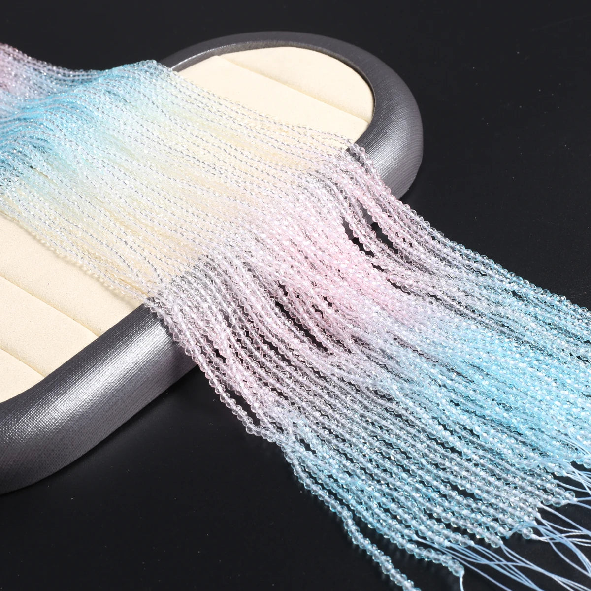 2mm Gradient Natural Stone Bead Strand