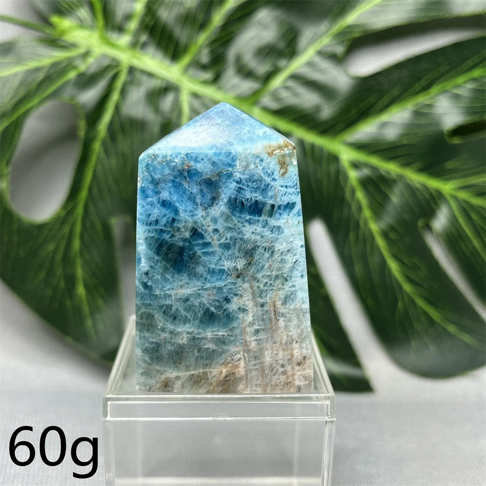 Natural Dominican Larimar Tower