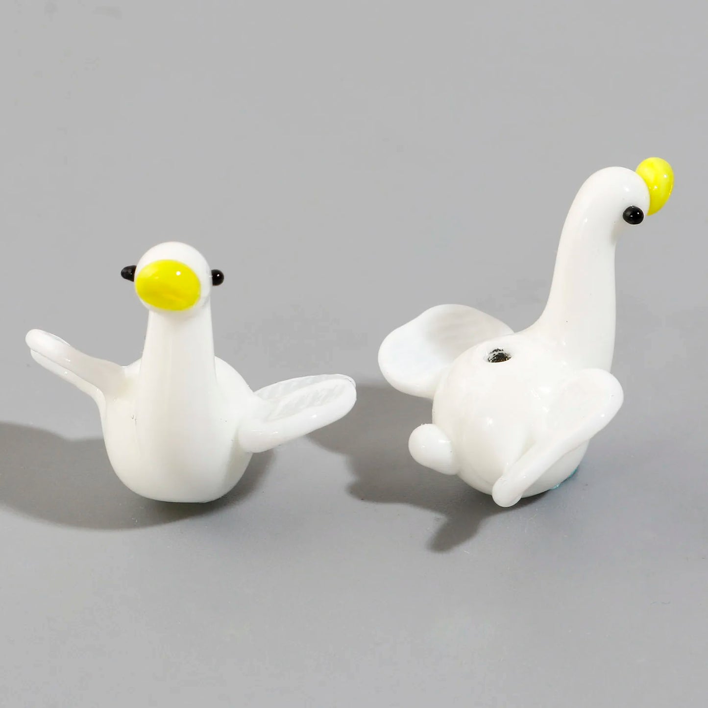 2pcs Panda Lampwork Glass Beads (14mm)