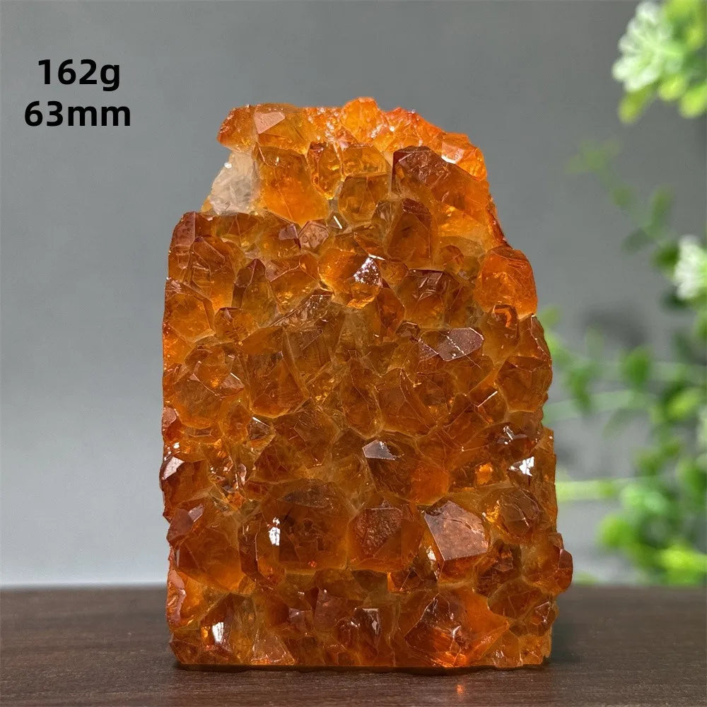 HQ Brazilian Citrine Freeform Geode