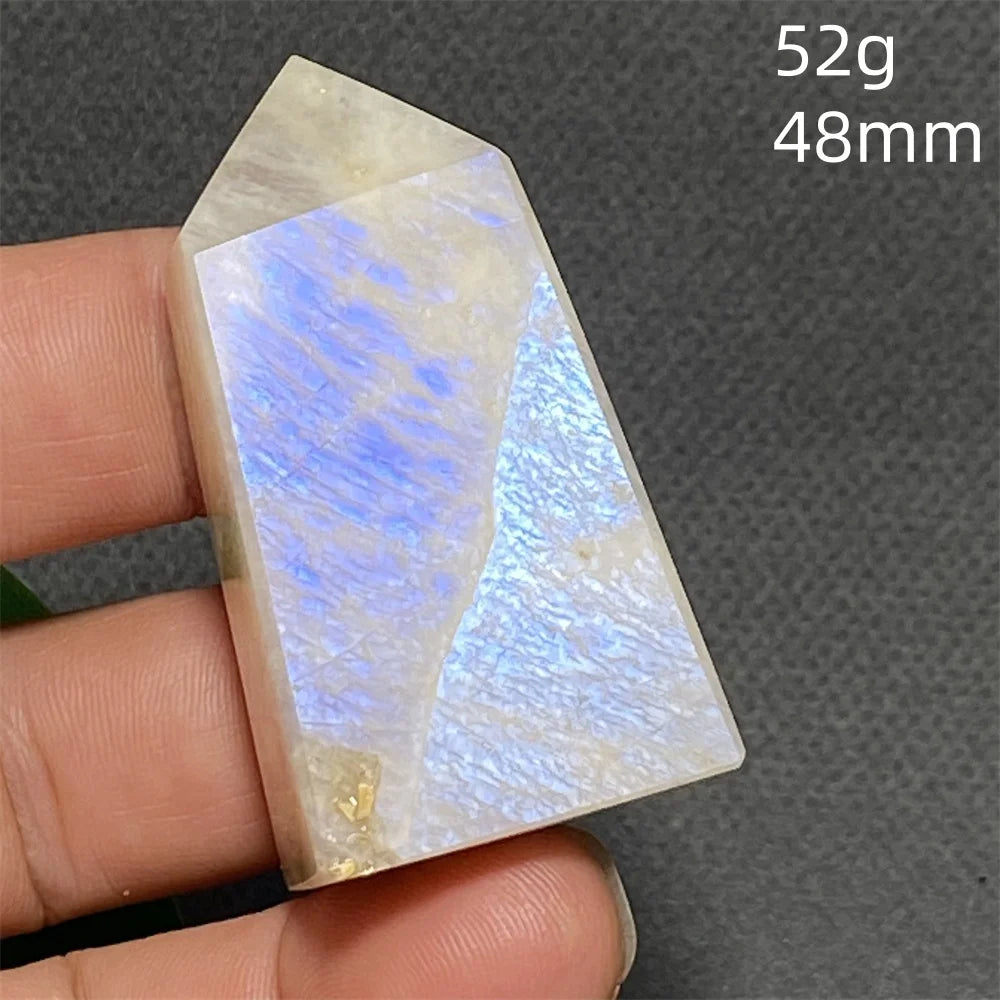 AAA Natural High Quality Blue Moonstone Tower