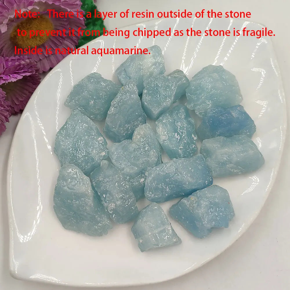 1pc Raw Aquamarine