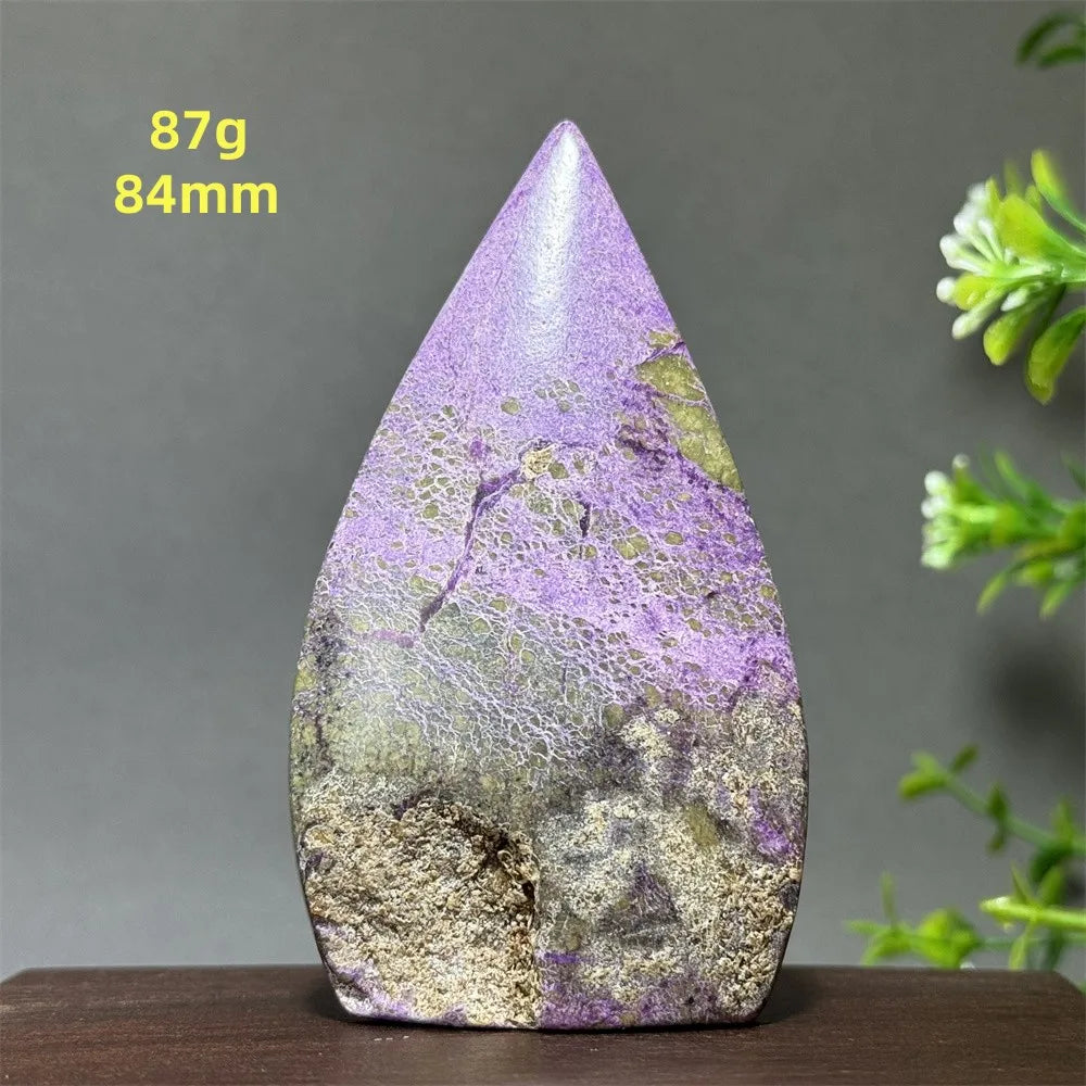 Natural Atlantisite Free-Form Torch