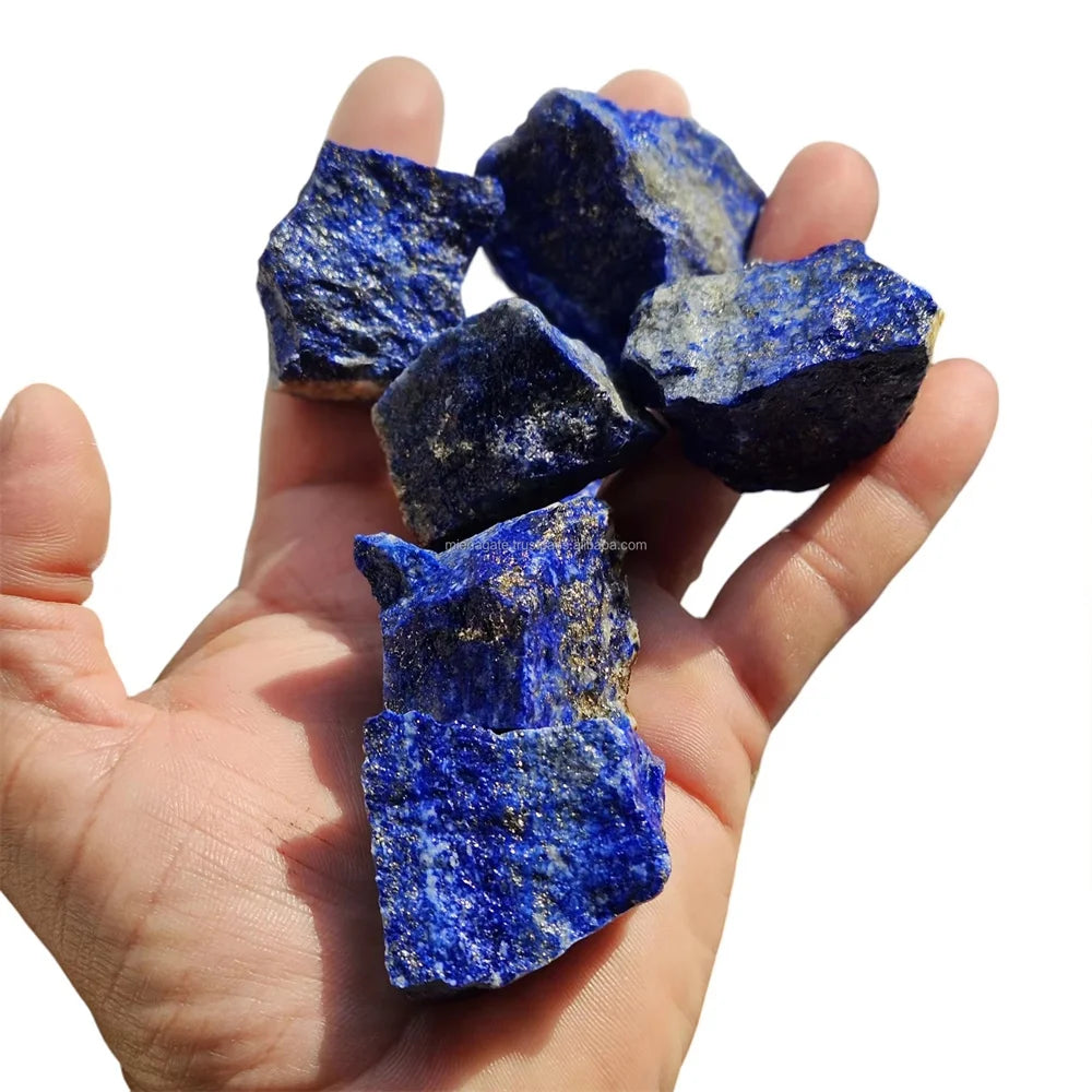 Pierre de lapis-lazuli naturelle de haute qualité d'Afghanistan, quartz brut, spécimens minéraux, cristaux de guérison spirituelle