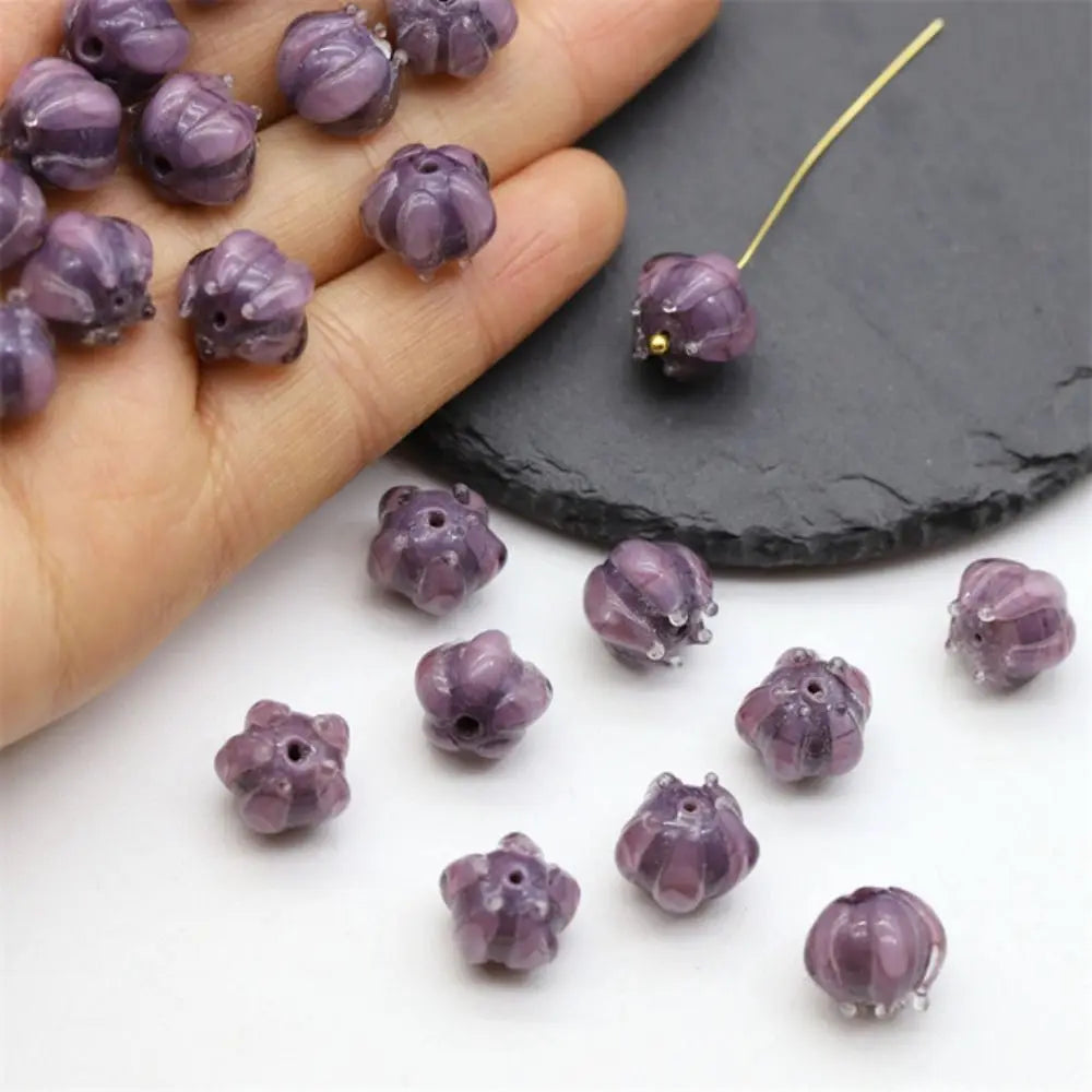 5Pcs Bell Orchid Flower Bud Bead