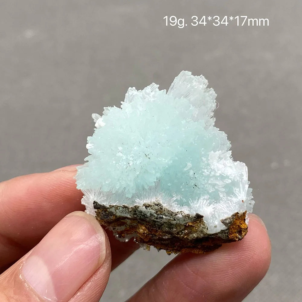 Natural Blue Aragonite Specimen