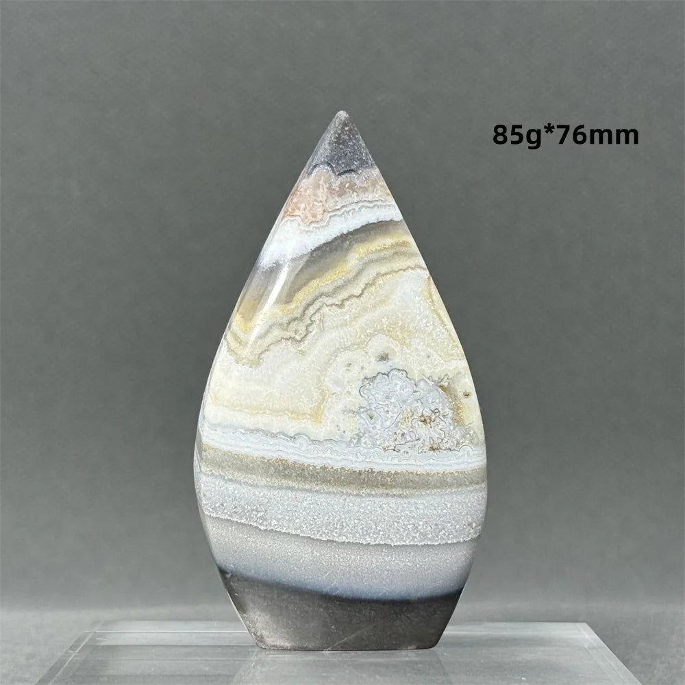 Natural Mexican Crazy Lace Agate Freeform Torch