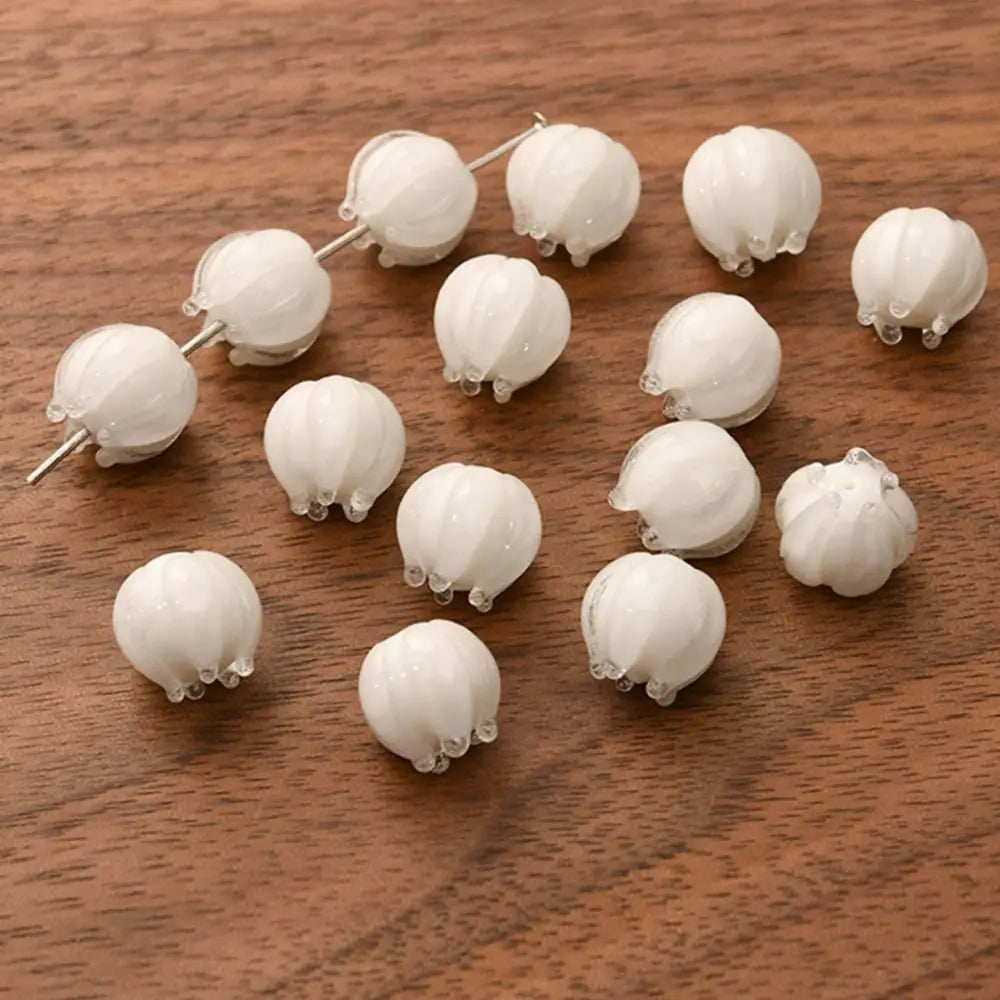 5Pcs Bell Orchid Flower Bud Bead