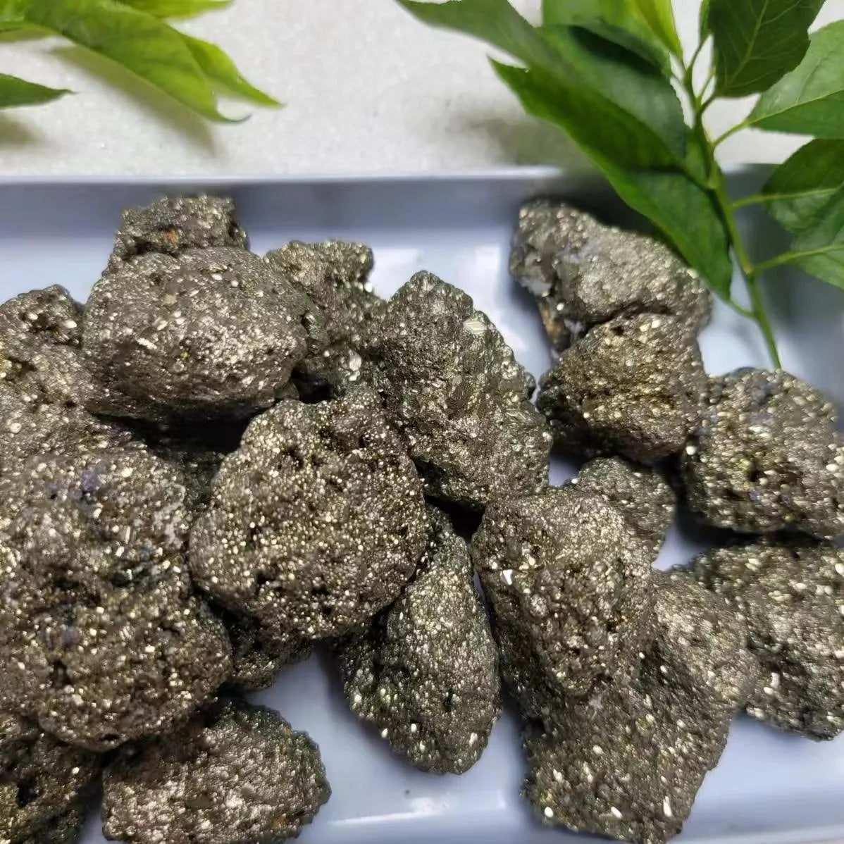 200 g de pyrite naturelle, pierre brute, cristal, amas de roche, énergie minérale, décoration de la maison, collection d'échantillons de décoration minérale