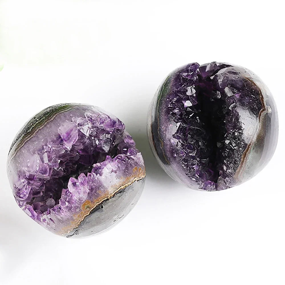 Natural Amethyst Cluster Sphere