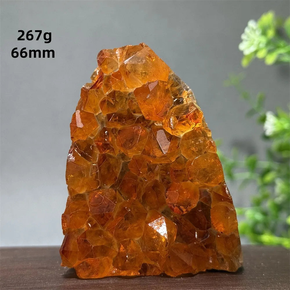 HQ Brazilian Citrine Freeform Geode