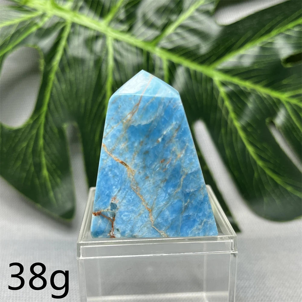 Natural Dominican Larimar Tower