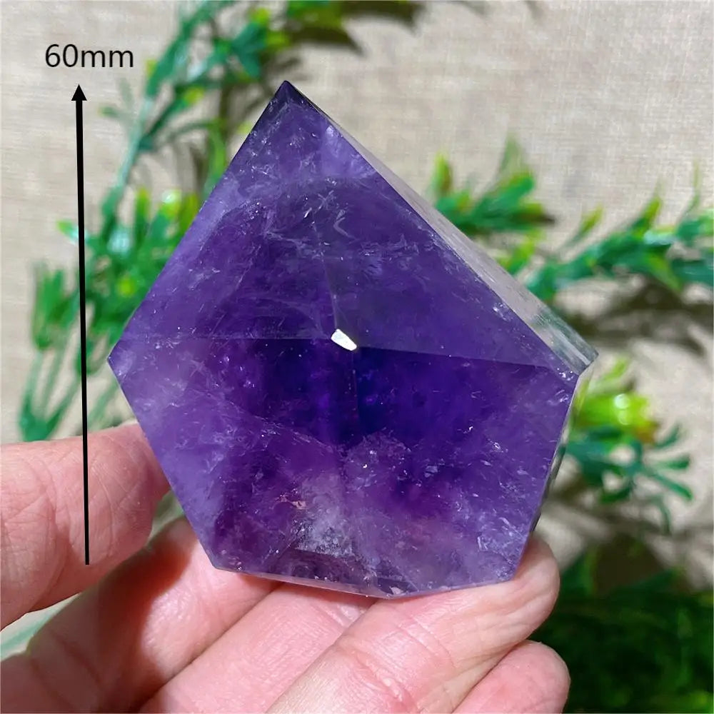 HQ Dark Purple Amethyst Cupcake Freeform