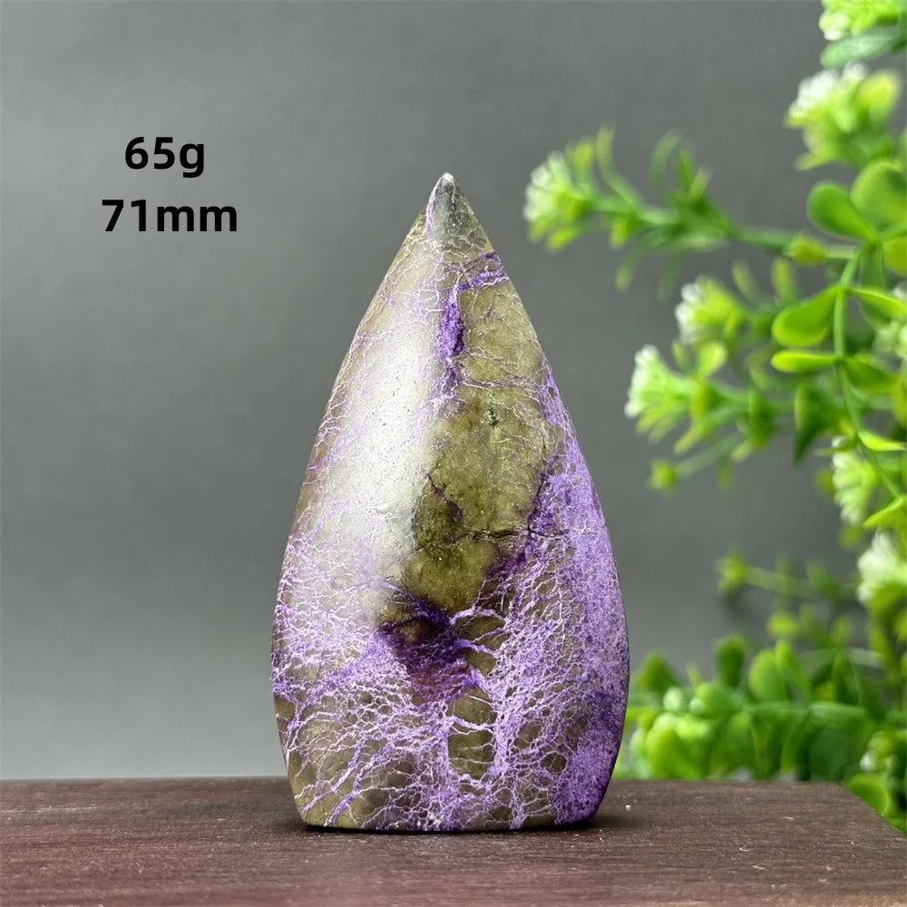 Natural Atlantisite Free-Form Torch