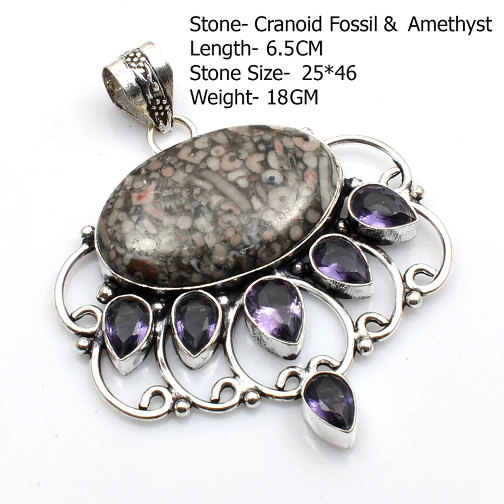 Silver Stone Artisan Crafted Pendants
