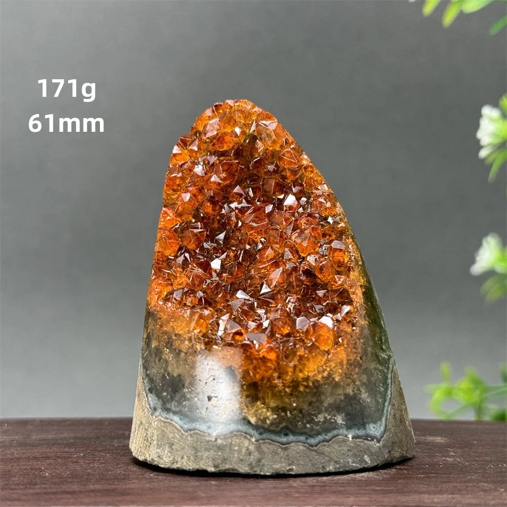 HQ Brazilian Citrine Freeform Geode