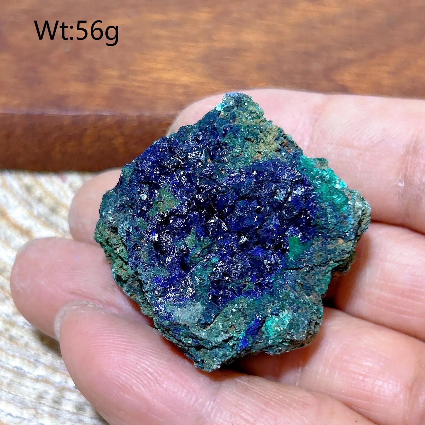 HQ Natural Chrysocolla With Azurite Specimen Medium