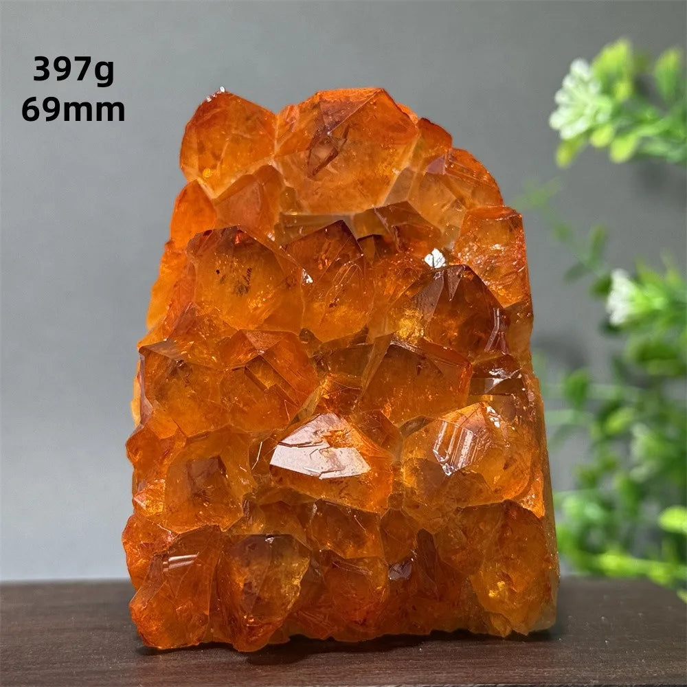 HQ Brazilian Citrine Freeform Geode
