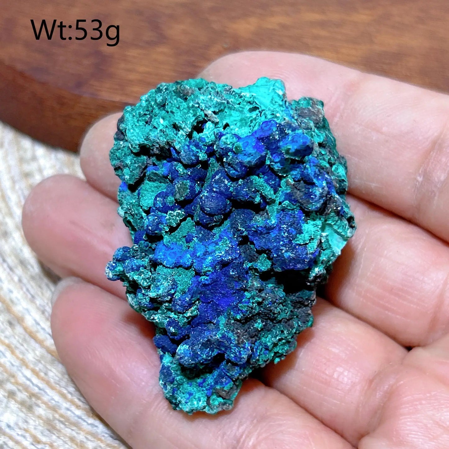 HQ Natural Chrysocolla With Azurite Specimen Medium