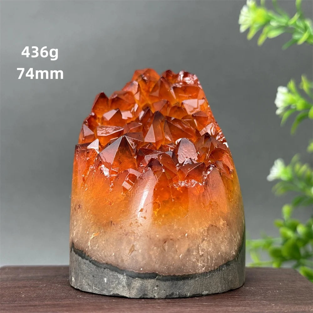 HQ Brazilian Citrine Freeform Geode