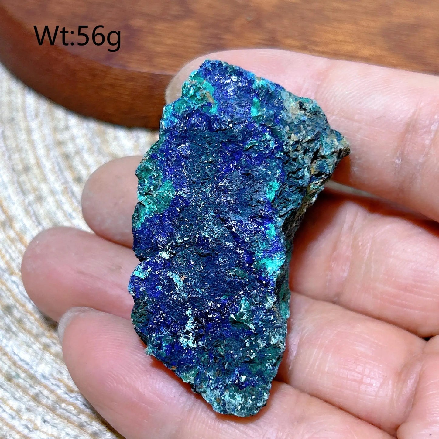 HQ Natural Chrysocolla With Azurite Specimen Medium