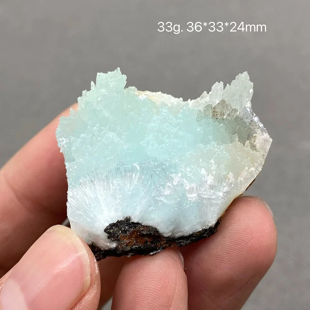 Natural Blue Aragonite Specimen