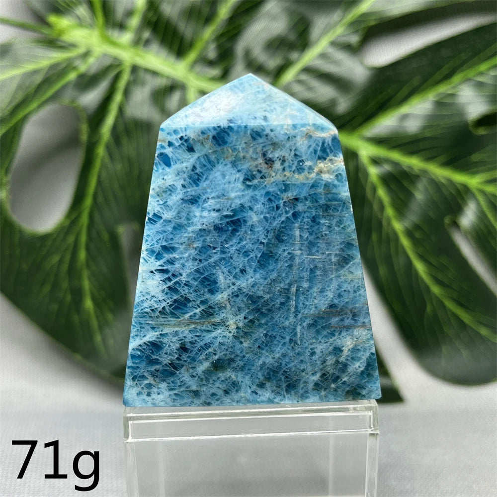 Natural Dominican Larimar Tower