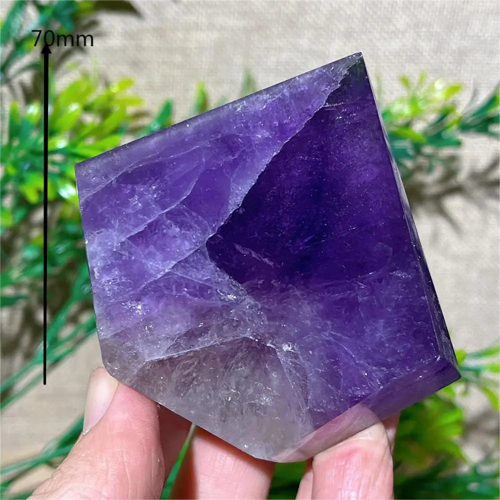 HQ Dark Purple Amethyst Cupcake Freeform