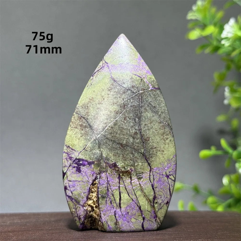 Natural Atlantisite Free-Form Torch