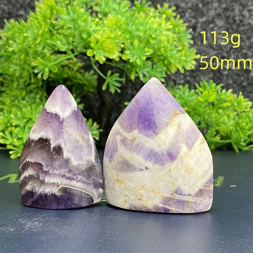 Natural Fantasy Amethyst Free Form Torch