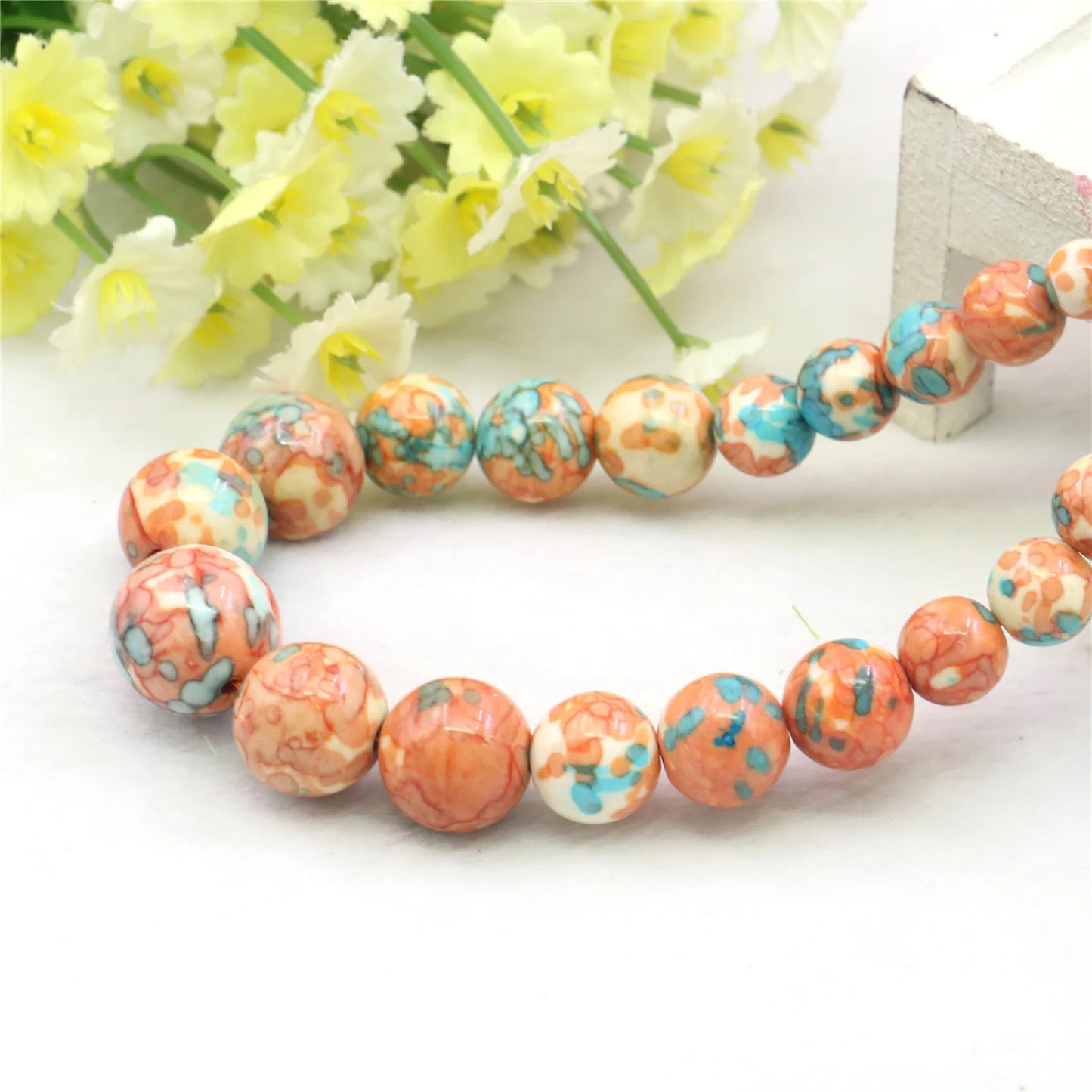 6-14mm Rainflower Bead Strand