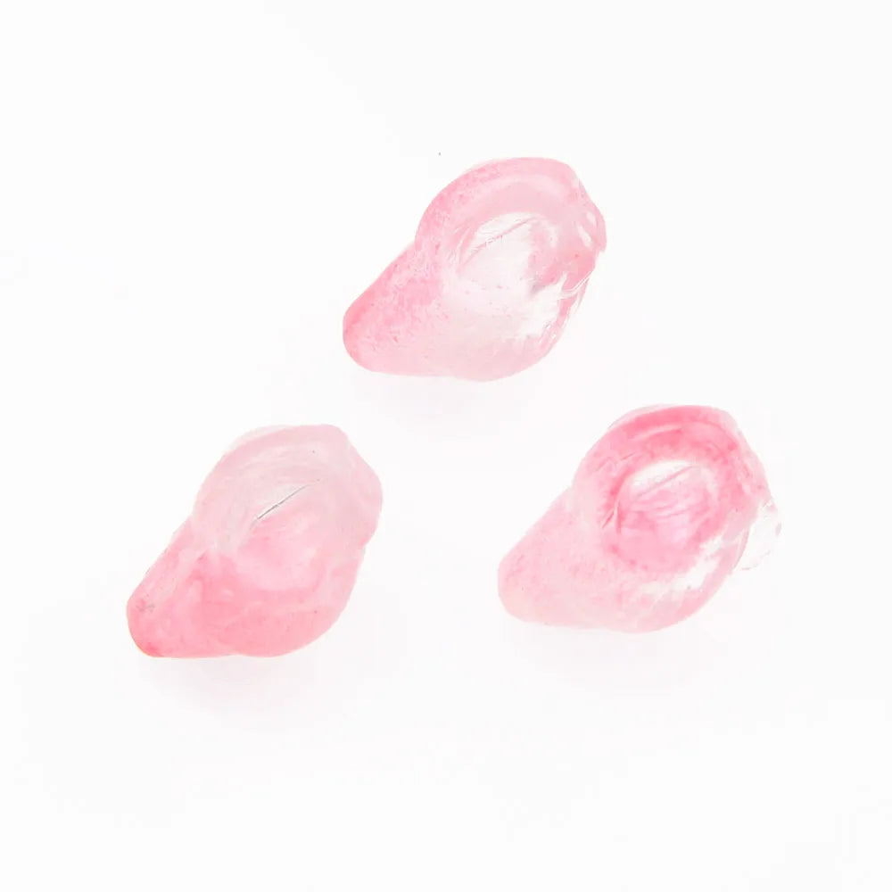 30pcs Glass Conch Shell Beads