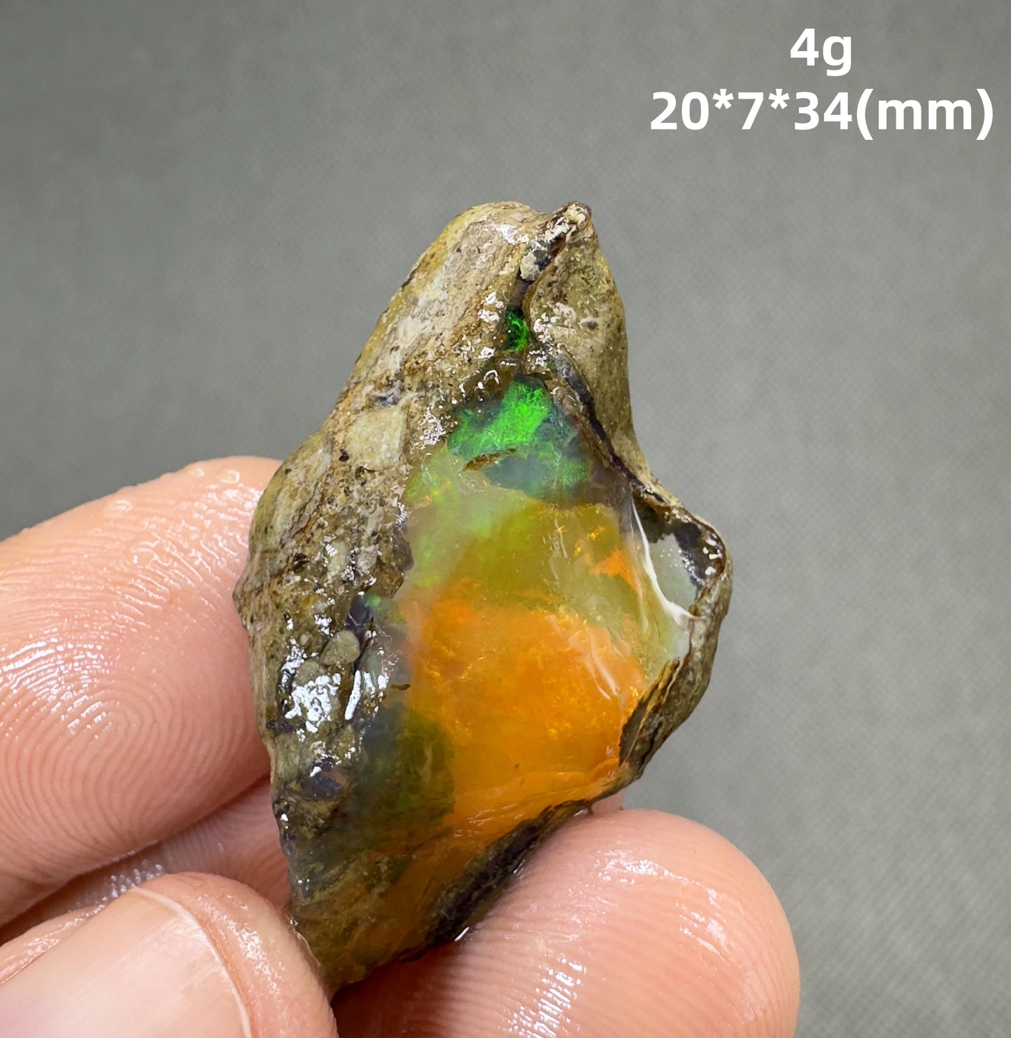 Natural Rare Ethiopian Water Opal Specimen