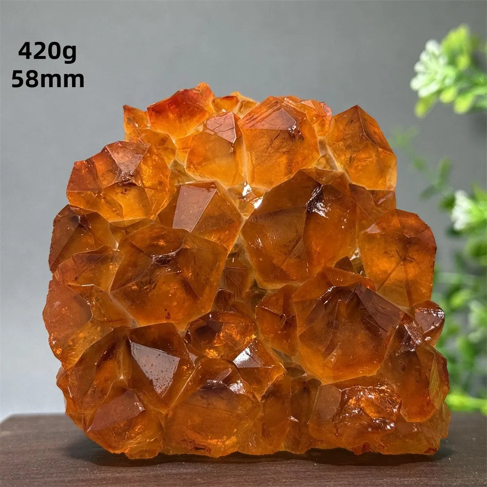 HQ Brazilian Citrine Freeform Geode