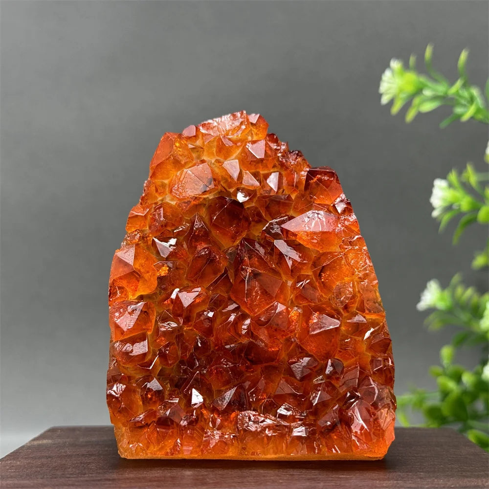 HQ Brazilian Citrine Freeform Geode