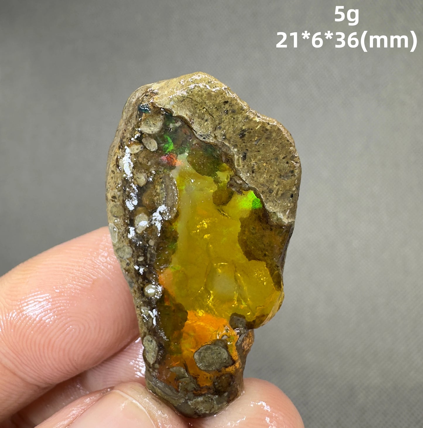 Natural Rare Ethiopian Water Opal Specimen
