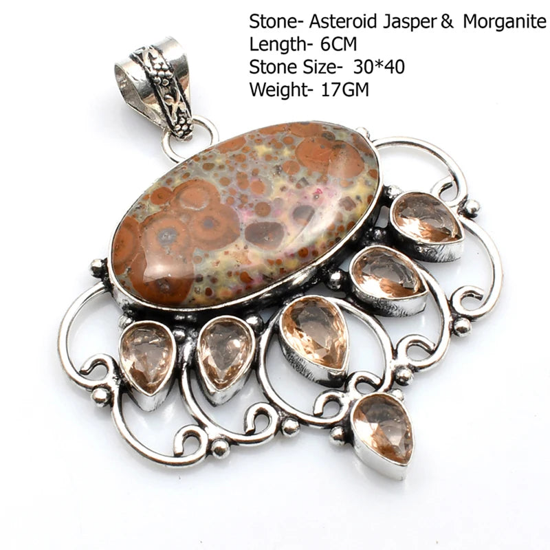 Silver Stone Artisan Crafted Pendants