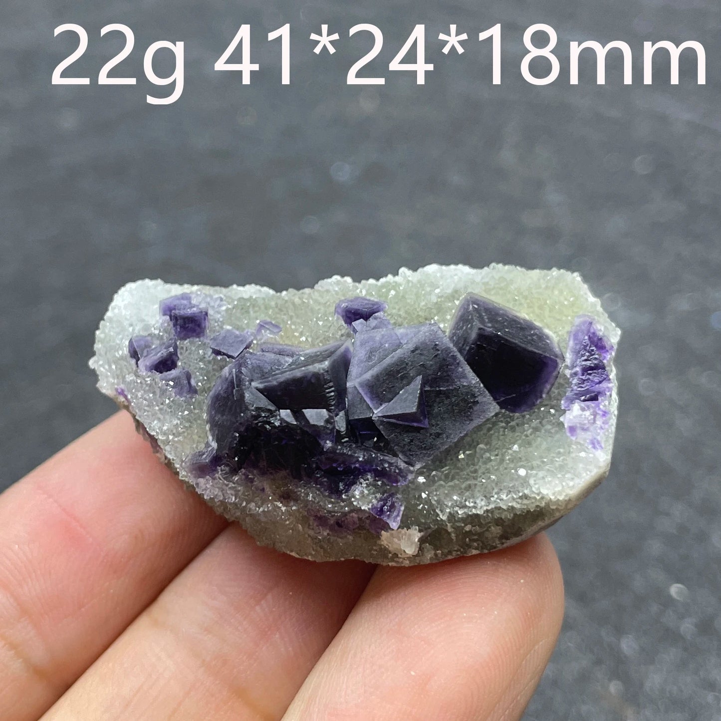 Natural Raw Purple Fluorite Crystal