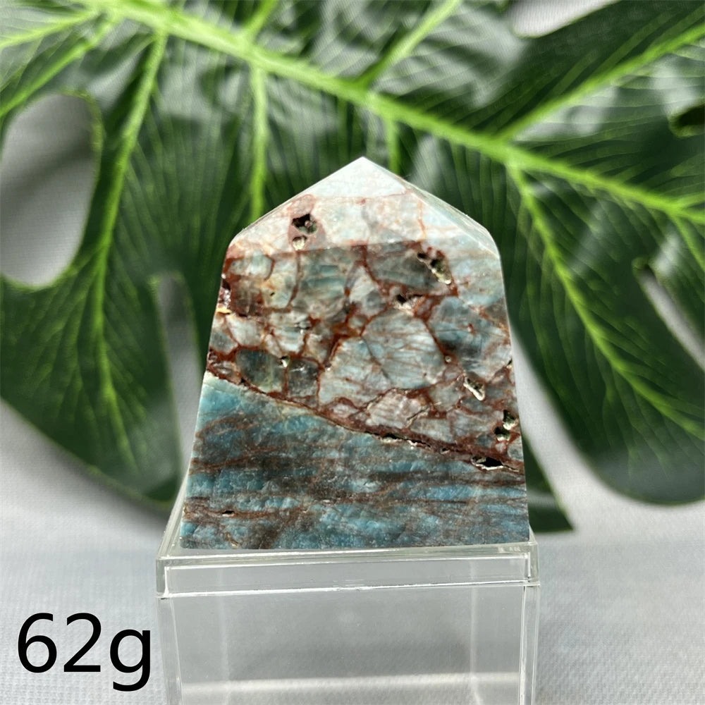 Natural Dominican Larimar Tower