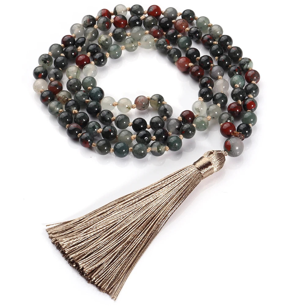 Collier de 108 perles Mala