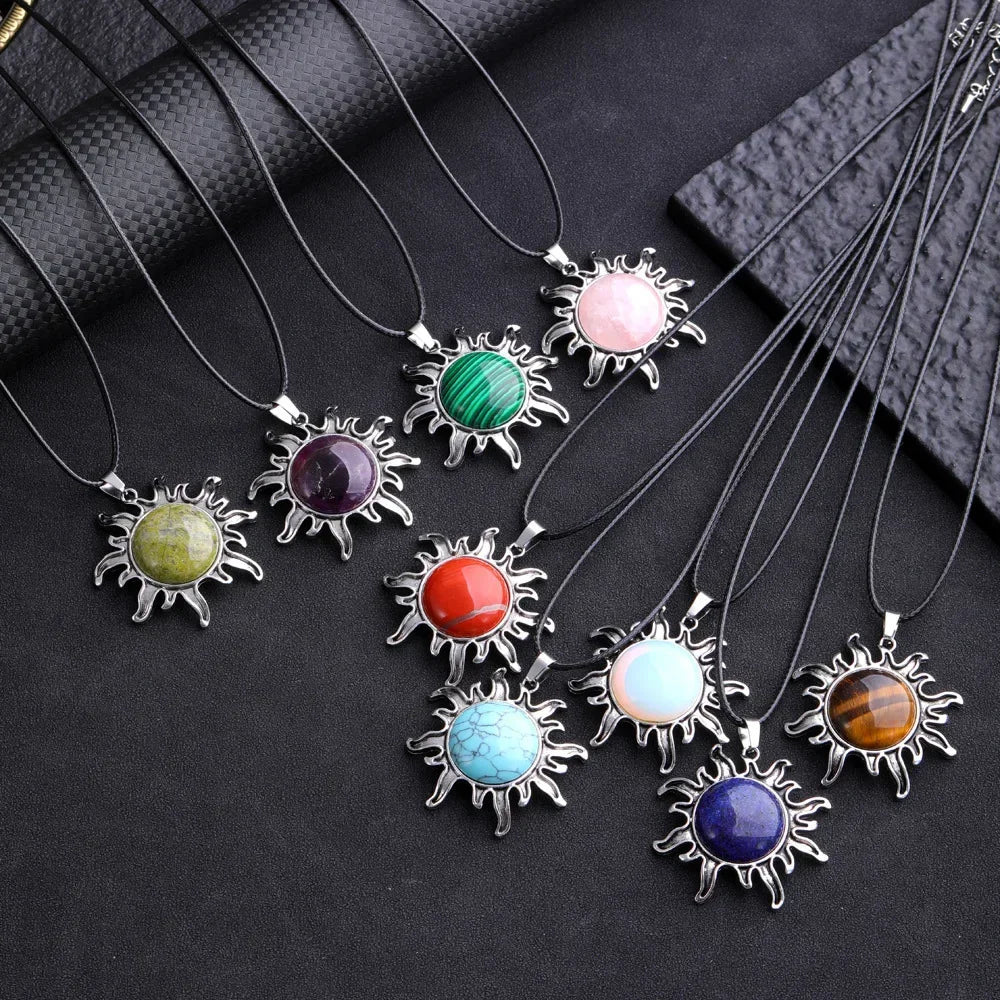 Sun Pendant Necklace