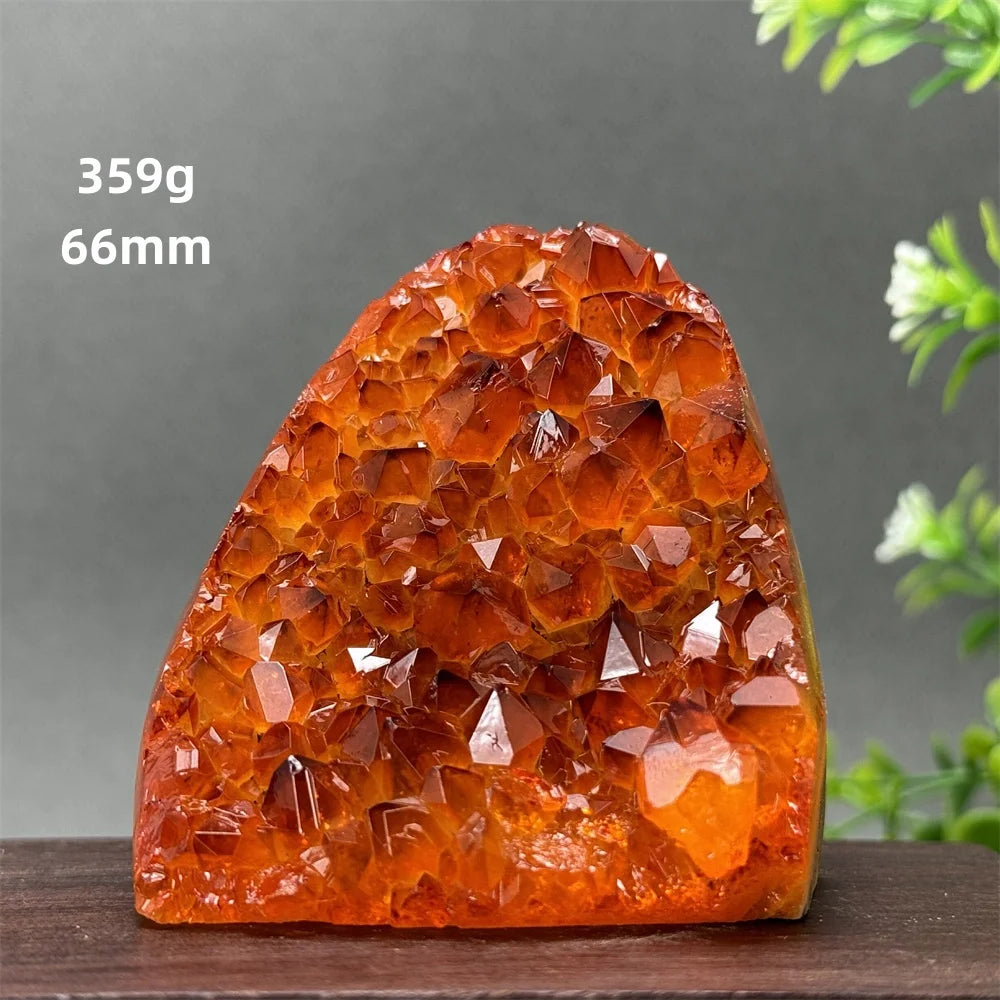 HQ Brazilian Citrine Freeform Geode
