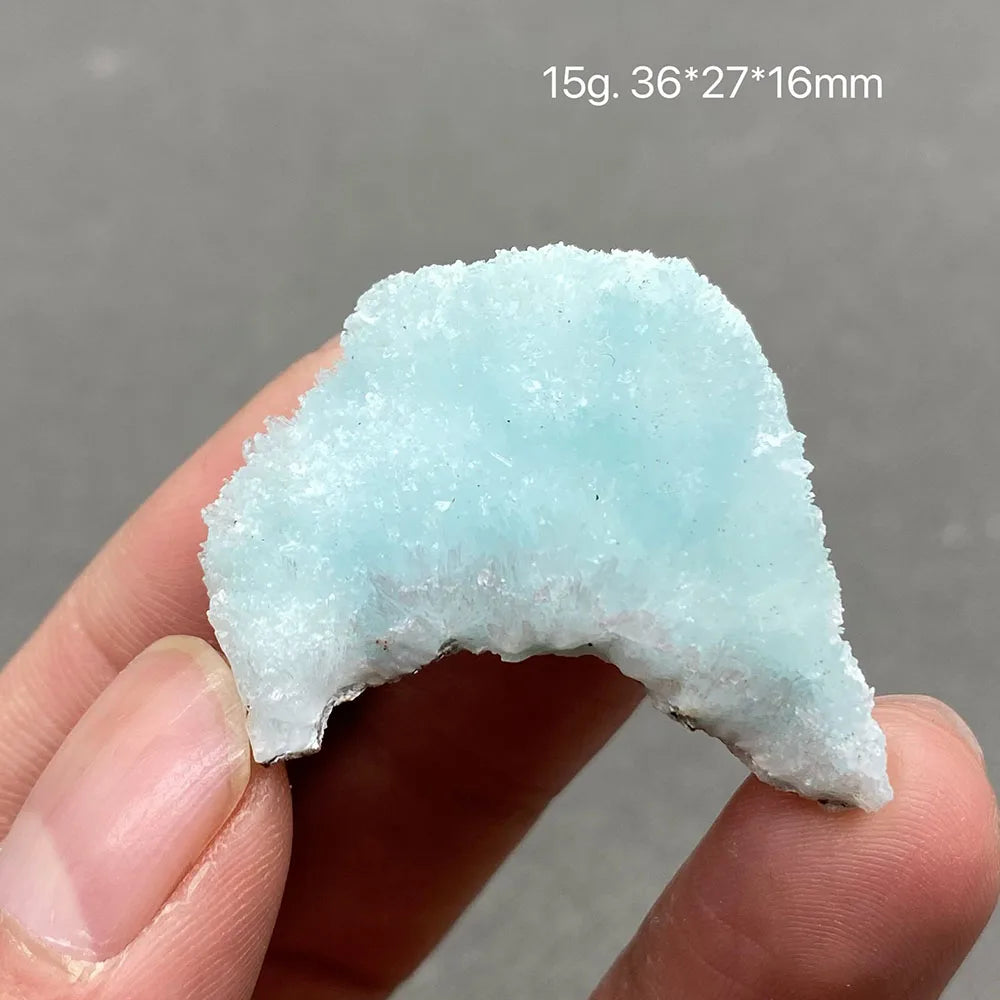 Natural Blue Aragonite Specimen