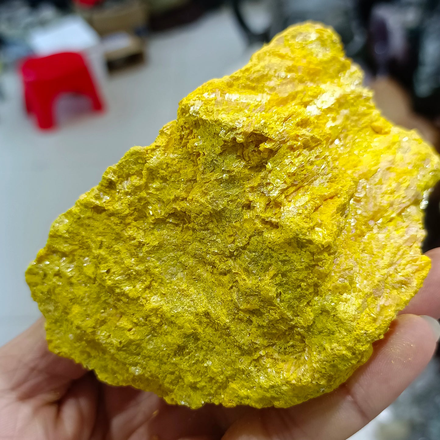 HQ Natural Rough Realgar Specimen