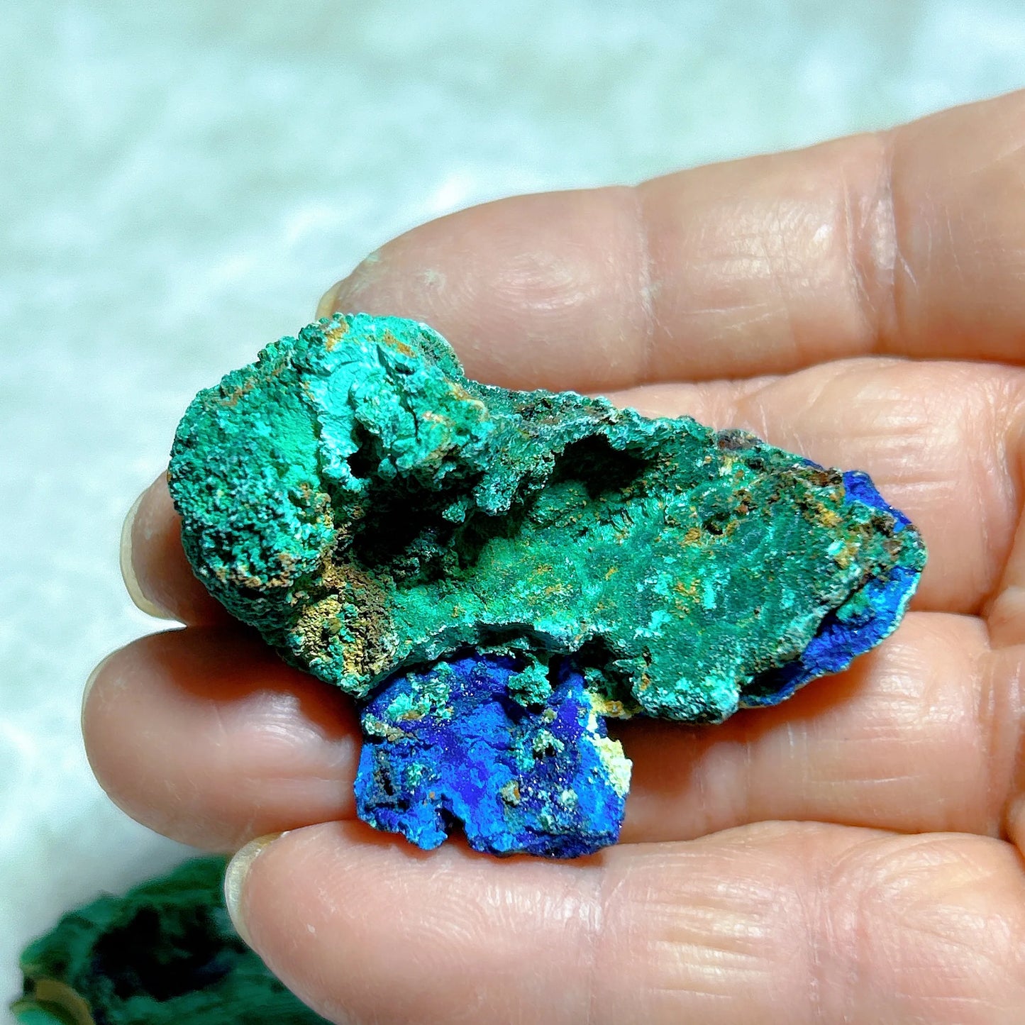 HQ Natural Chrysocolla With Azurite Specimen Medium