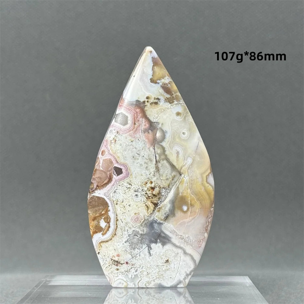 Natural Mexican Crazy Lace Agate Freeform Torch