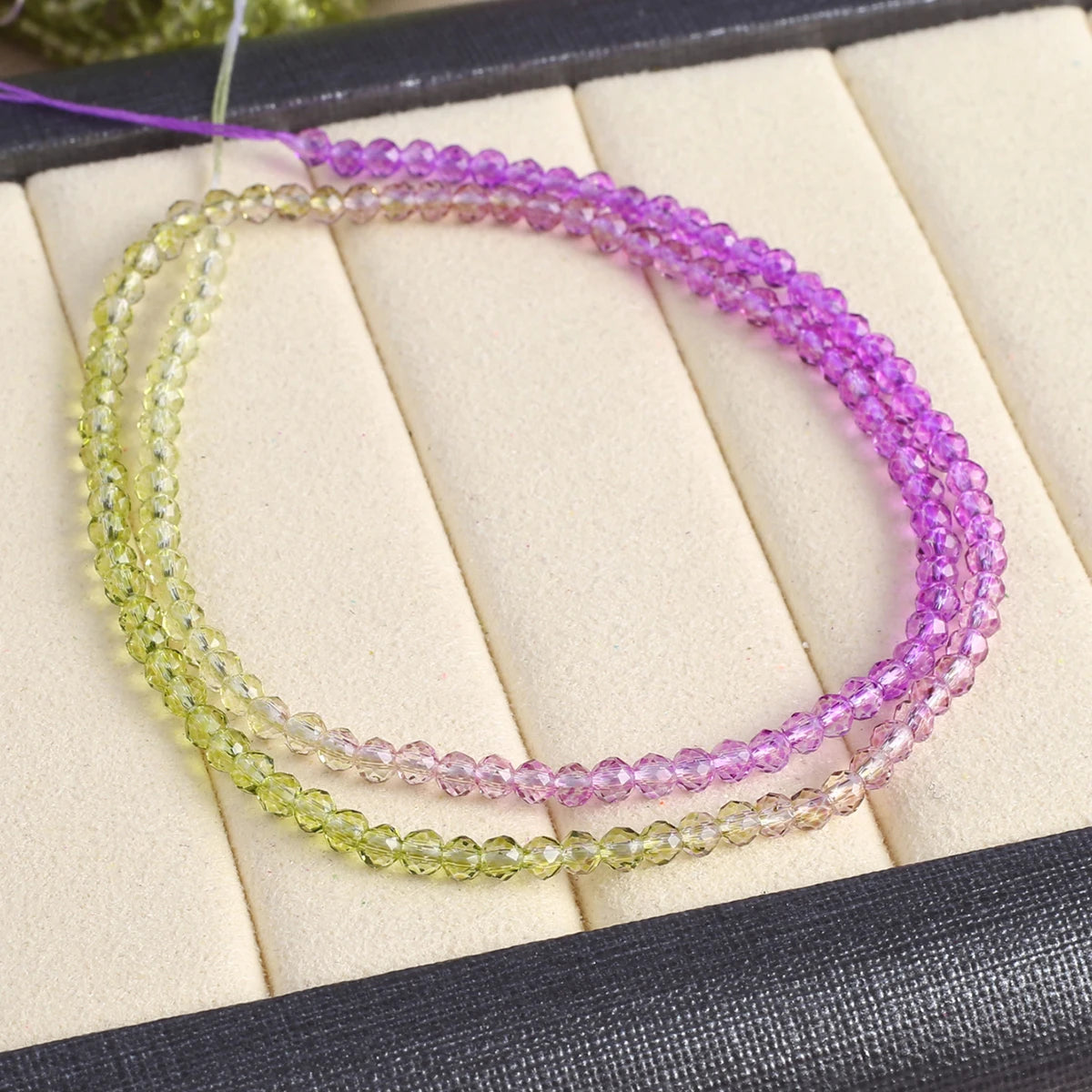 2mm Gradient Natural Stone Bead Strand
