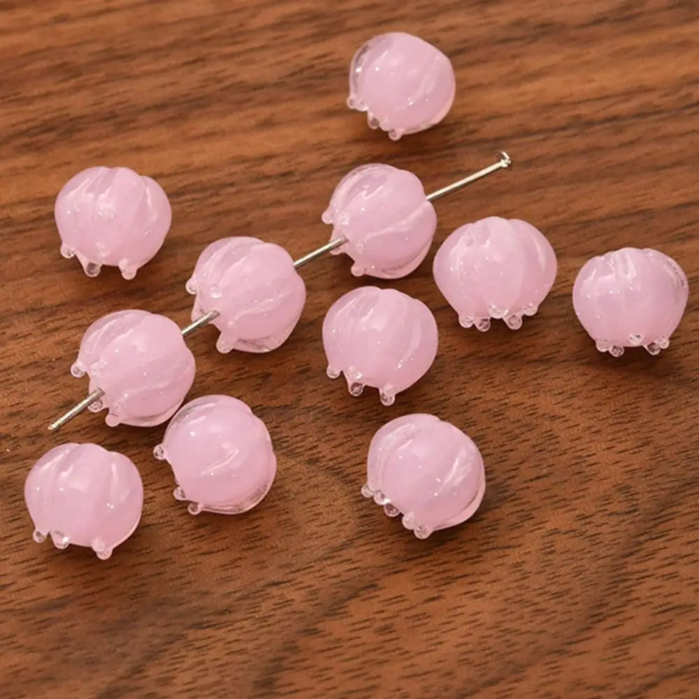 5Pcs Bell Orchid Flower Bud Bead
